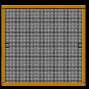 Insektenschutzfenster PLUS mit Alurahmen, Farbe braun, 130 x 150 cm Sofort Bestellen